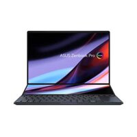 Asus ZenBook Pro 14 Duo UX8402VU P1028W | Intel® Raptor Lake Core™ i9 _ 13900H | 32GB | 1TB SSD PCIe Gen 4 | GeForce® RTX™ 4050 6GB GDDR6 | Win 11 | 14.5 inch 2.8K OLED 120Hz Touch Screen IPS | 12.7 inch IPS ScreenPad™ Plus | IR Camera | LED KEY | 0323D