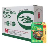 [ASUZAC] Thùng 12 Hộp Canh Rong Biển Tôm Ăn Liền Asuzac (40g x 12 hộp) - Canh Ăn Liền Ngọt Thanh Tiện Lợi