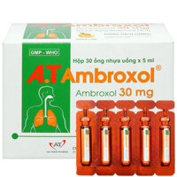 A.T Ambroxol 30mg/ 5ml, điều trị bệnh cấp và mạn tính ở đường hô hấp