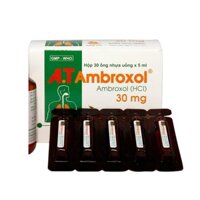 A.T Ambroxol 30mg hộp 30 ống x 5ml An Thiên -  Bô phổi, ong đờm, hết dịch nhầy