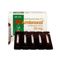 A.T Ambroxol 30mg hộp 30 ống x 5ml An Thiên làm loãng đờm long đờm