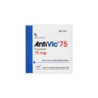 A.T Antivic Pregabalin 75mg (H/100v) - Thuốc đau thần kinh, động kinh chất lượng cao của A.T Pharma