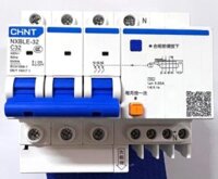 Át chống rò 3 pha NXBLE-32 32A 3P+N / chính hãng Chint / Aptomat chống giật RCBO C32