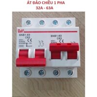 Át Đảo Chiều 1 pha LW 32A , 63A - Cầu dao đảo chiều dạng aptomat