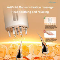 [At] Dụng cụ bôi dầu tóc điện 15ML với quy mô chính xác Dụng cụ bôi Massage da đầu cầm tay 1ML Serum dưỡng tóc Máy phân phối dầu cọ Lược ứng dụng rễ tóc