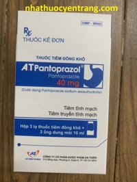 A.T Pantoprazol 40mg tiêm (Hộp 3 lọ)