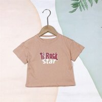 AT219 - 80/120 Áo thun The rock star Nâu