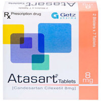 Atasart Tablets 8mg điều trị tăng huyết áp  – CÔNG TY CỔ PHẦN NHÀ THUỐC NHÂN DÂN – PHƯỢNG HOÀNG