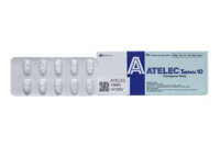 Atelec Tablets 10 điều trị tăng huyết áp  – CÔNG TY CỔ PHẦN NHÀ THUỐC NHÂN DÂN – PHƯỢNG HOÀNG