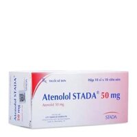 Atenolol  50mg (10 vỉ x 10 viên)