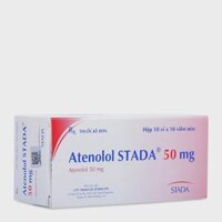 Atenolol  50mg (10 vỉ x 10 viên)