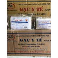 ❤️(THÙNG 100 GÓI,G/10 MIẾNG)Gạc y tế tiệt trùng Đông Pha 5x6cm /8x9cm GẠC Y TẾ 3 CON NAI TIỆT TRÙNG 5x6cm 8x9cm ĐÔNG PHA