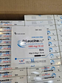 AtiLeucine Inj 1000mg/10ml – Thuốc tiêm điều trị chóng mặt, rối loạn tiền đình hiệu quả (hộp 5 ống)