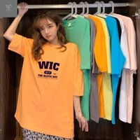 ATIN20 Áo Thun Tay Lỡ In WIC✅Giảm 50%✅Áo thun tay lỡ đẹp, đáng mua nhất mùa tết 2022 chỉ có tại Aothunwatbao