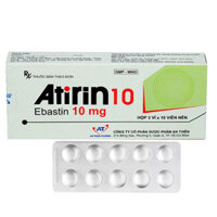 Atirin 10, chỉ định điều trị nổi mày đay, viêm mũi dị ứng
