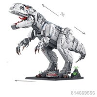 🚘︎Trong kho🚗Khủng long Jurassic Tyrannosaurus rex độ khó cao Đồ chơi lắp ráp khổng lồ 6 đến 1