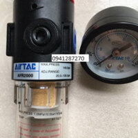 ATS_Cốc lọc đơn AFR2000 Airtac chính hãng -Bộ lọc đơn tách nước điều áp ren 13mm