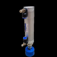 ATS_xi lanh kẹp phôi 32*75 đầu bằng đủ phụ kiện ống 8