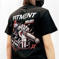 Attitude bộ giảm xóc khí nén 3h sửa đổi xe hơi ngoại vi t-shirt skull fashion jdm in tay ngắn đặt ra quần áo quạt ô tô nằm thấp