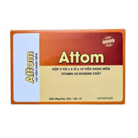 Attom hỗ trợ tăng cường sinh lực, giảm mệt mỏi, cải thiện tình trạng s  – CÔNG TY CỔ PHẦN NHÀ THUỐC NHÂN DÂN – PHƯỢNG HOÀNG