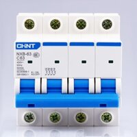 ATTOMAT CHINT MCB 4P 63A - Aptomat CHINT NXB CB 4p 63a