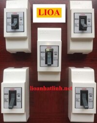 ATTOMAT LẮP NỔI -APTOMAT KHỐI MẦu ĐEN 2 CỰC 10A 16A 20A 25A 30A