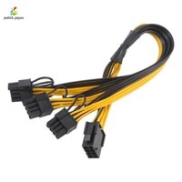 Atx 12V CPU 8 Pin sang 3X 8Pin (6 + 2) Pin PCI-E Nam Bộ Chia Nguồn Điện Nối Dài Cáp Cho Card Đồ Họa