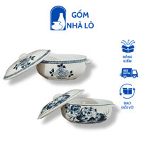 Âu Cơm Gốm Sứ Bát Tràng Thố Sứ Đựng Cơm Họa Tiết Vẽ Tay Cao Cấp Nhiều Kiểu Dáng Gốm Nhà Lò