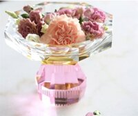 Âu pha lê có đế cao cấp Reflections Copenhagen Madison Bowl 217, màu Clear/Yellow/Rose (18x14x18cm) – cái