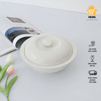 Âu Sứ Có Nắp - Bát tô đựng cơm canh có nắp dung tích 1 lít - Sứ Minh Châu - Vỡ 1 đổi 1