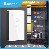 Aubess 1/2/3/4 Gang Wifi + Công Tắc Cửa Cuốn Bluetooth Điều Khiển Qua Điện Thoại Ap Tuya (tự động Dừng Khi Gặp Chướng Ngại Vật, Sử Dụng Cùng Remote Cửa Cuốn