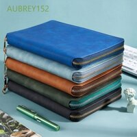 AUBREY152 Large Capacity Leather Notebook Manager Folder Work Note Book Spiral Notebook Office Padfolio High-end A5 Planner Note Book Multifunction Cloth Note Book Diary Notebook/Multicolor