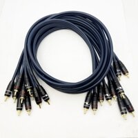 Audio Cable - Cable RCA to RCA - Cáp RCA (Dây AV) 4 đầu Liton Xanh
