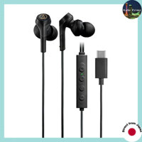 Audio-Technica ATH-CKS330NC Wired Earphones with Type-C, Noise Cancelling, 1.2m Cable, Microphone with Remote, Deep Bass, Closed-Back Design, High-Quality DAC, Available in Beige and Black