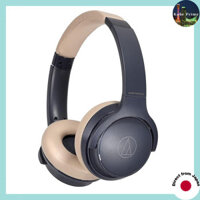 Audio-Technica ATH-S220BT Wireless Headphones - Bluetooth, Up to 60 Hours Playback, Fast Charging, Low Latency Mode, Multi-Point Connectivity, Slim Design, Domestic Genuine Product