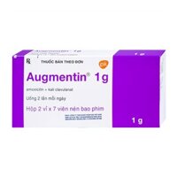 Augmentin 1g H2 vỉ x 7 viên Glaxo