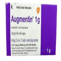 Augmentin 1g hộp 2 vỉ x 7 viên nén GSK