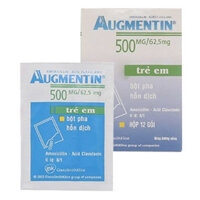 Augmentin 500mg/62.5mg điều trị ngắn hạn các nhiễm khuẩn gây bởi các vi khuẩn nhạy cảm