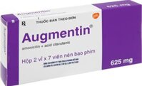 Augmentin 625mg trị nhiễm khuẩn do vi khuẩn nhạy cảm (2 vỉ x 7 viên)