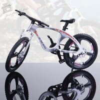 Augustin Mô hình xe đạp Mini, Đồ chơi xe đạp leo núi bằng kim loại trang trí, Quà tặng sinh nhật Mô phỏng tỷ lệ 1: 8 Diecast Road BMX Xe đạp mô hình cho trẻ em