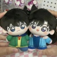 Augustin Thám Tử Lừng Danh Conan Búp Bê Nhồi Bông Ngoại Vi Anime Conan Đồ Chơi Sang Trọng, Cosplay Sáng Tạo 10CM Kawaii Conan Sang Trọng Mặt Dây Chuyền Quà Tặng Sinh Nhật