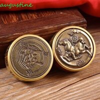 Augustine Mahjong Con quay hồi chuyển đầu ngón tay, Miếng cầm tay Đồng thau Mahjong Fidget Spinner, Máy quay cầm tay Trang trí máy tính để bàn xoay Lời chúc tốt nhất Spinner Trang trí vui nhộn để giảm áp suất