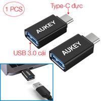 AUKEY CB-A1 Đầu giắc USB-C to USB 3.0 Female Cái. Cho Laptop điện thoại máy tính bảng USB Flash, chuột bàn phím, máy in.