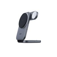 Aukey LC-MC312 – Đế sạc nhanh đa năng không dây hít từ tính 3 trong 1 MagFusion Z Qi2 có thể gập lại
