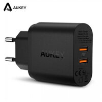 Aukey PA-T16 MAX 36W PD Bộ Chuyển Đổi Sạc Nhanh 2 Cổng Đầu Ra Loại C Sạc Nhanh QC3.0 Cho Điện Thoại USB-C Tiêu Chuẩn Hoa Kỳ