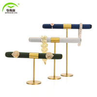 [Aukira] Nhẫn trưng bày Giá đỡ nhẫn Thanh hình học sáng tạo Vòng hình chữ T Giá đỡ trưng bày đồ trang sức Đạo cụ đứng