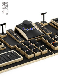 [Aukira] Van Watson Bộ Nhẫn Vòng Cổ Đồ Trang Trí Lưu Trữ Trang Sức Kệ Trưng Bày Trang Sức Quầy Trưng Bày Đạo Cụ