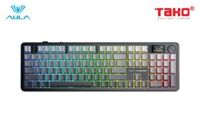 AULA F108 PRO (1288) BÀN PHÍM CƠ GAMING 3 MODE (Phiên bản Xám + đen gradient/ Nimbus V3 switch)