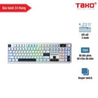 AULA F108 PRO (1318) BÀN PHÍM CƠ GAMING 3 MODE (Phiên bản Xanh dương + trắng + tím đậm/ Reaper switch)