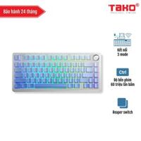 AULA F75/ F75 PRO (6920) BÀN PHÍM CƠ GAMING 3 MODE (Phiên bản Trắng + xanh dương gradient/ Reaper switch)
